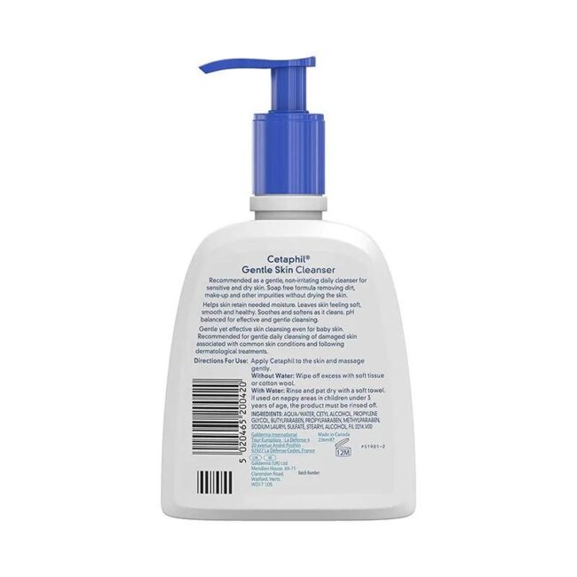 Cetaphil Gentle Skin Cleanser For Normal To Dry & Sensitive Skin -236ml