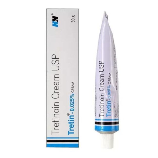 H&H Tretinoin Cream usp Tretin 0.025% -30g