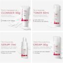 Laikou Pro Niacinamide Brightening Skincare Set-4 Pieces (Cleanser, Toner, Serum, Cream)