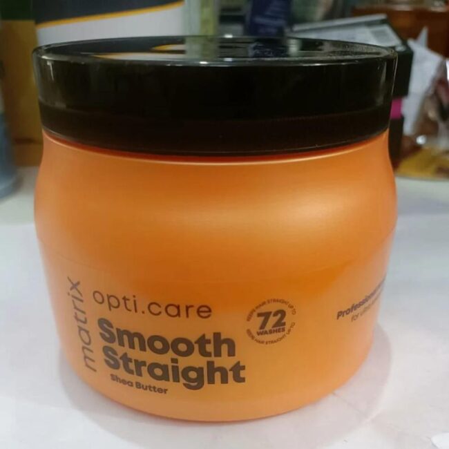 Matrix Opti Care Smooth Straight Hair Masque with Shea Butter -490ml (2) Matrix Opti Care Smooth Straight Hair Masque with Shea Butter -490ml