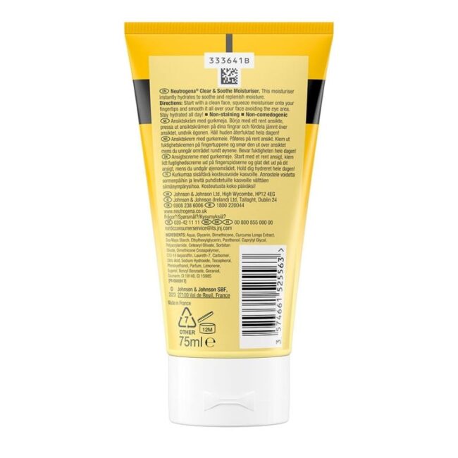 Neutrogena Clear & Soothe Moisturizer -75ml