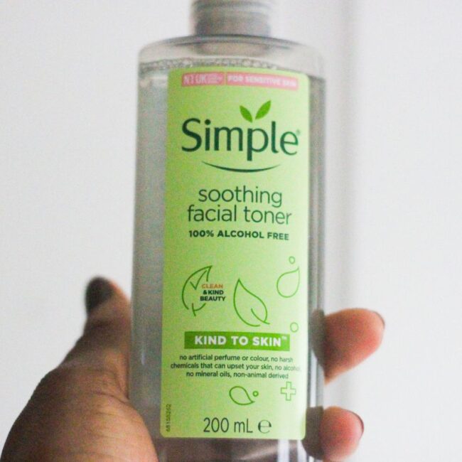Simple Kind To Skin Soothing Facial Toner -200ml (3) Simple Kind To Skin Soothing Facial Toner -200ml