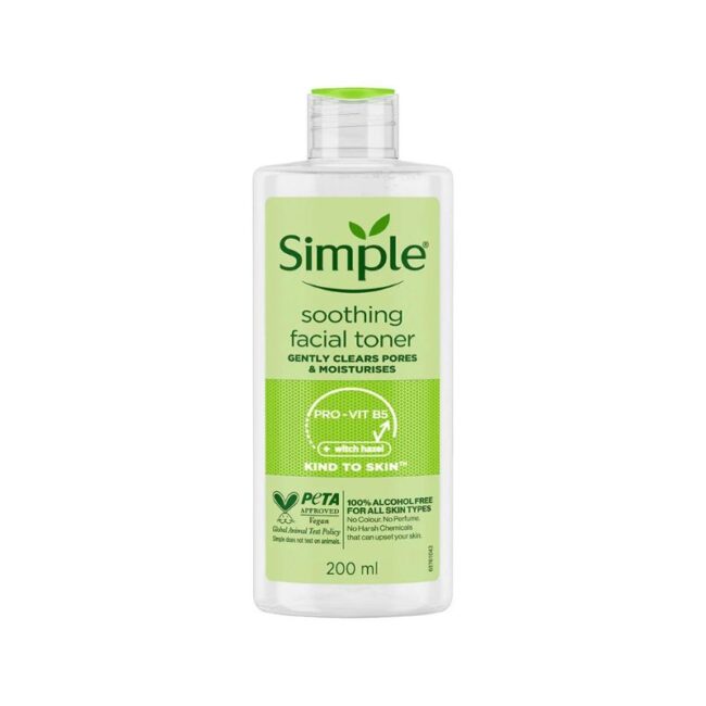 Simple Kind To Skin Soothing Facial Toner -200ml Simple Kind To Skin Soothing Facial Toner -200ml