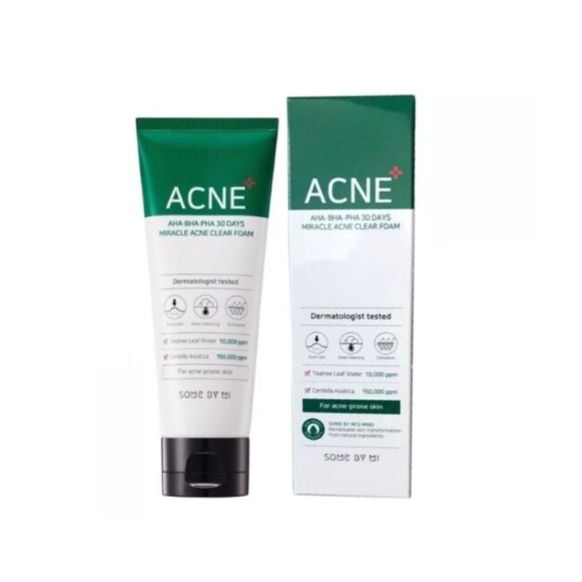 Some By Mi AHA.BHA.PHA 30 Days Miracle Acne Clear Foam –100ml