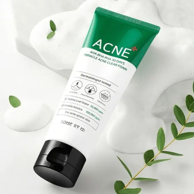 Some By Mi AHA.BHA.PHA 30 Days Miracle Acne Clear Foam –100ml