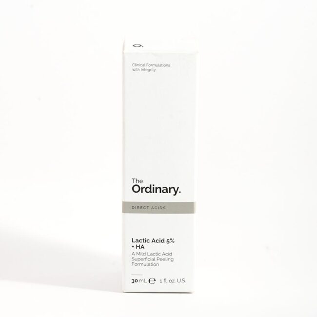 the ordinary lactic acid 5% + ha