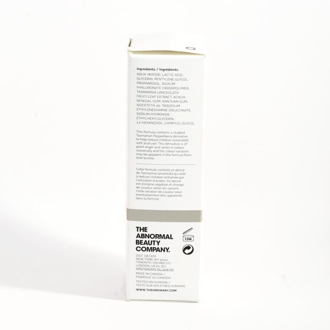 the ordinary lactic acid 5% + ha