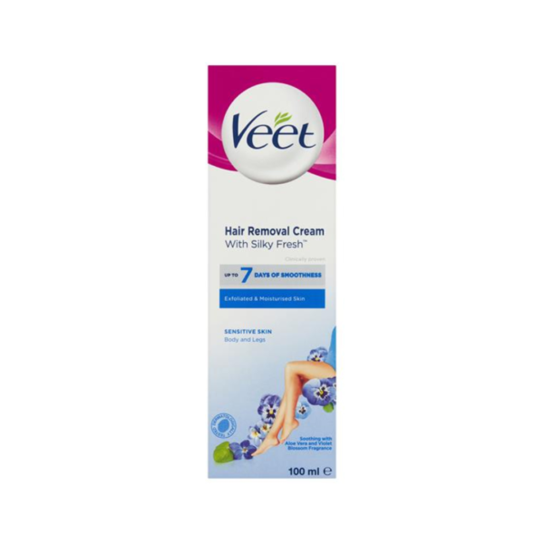 Veet Silky Fresh Hair Removal Cream Sensitive Skin 100ml