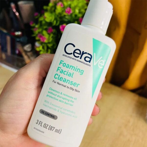 CeraVe Foaming Facial Cleanser for Normal to Oily Skin -87ml