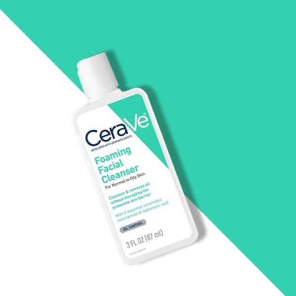 CeraVe Foaming Facial Cleanser for Normal to Oily Skin -87ml