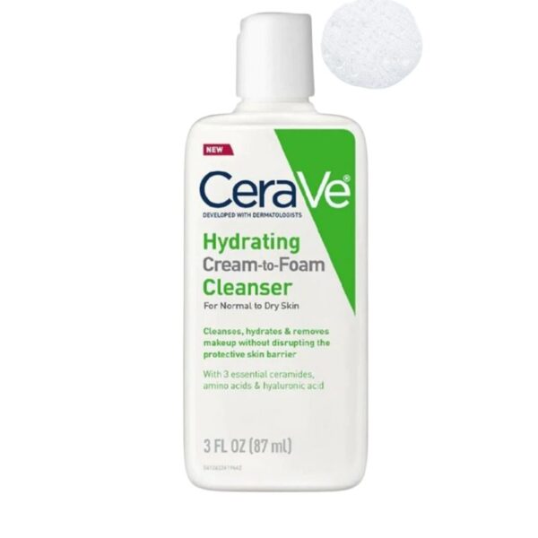 CeraVe Hydrating Cream To Foam Cleanser -87ml
