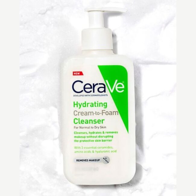 CeraVe Hydrating Cream to Foam Cleanser -236ml (3) CeraVe Hydrating Cream to Foam Cleanser -236ml