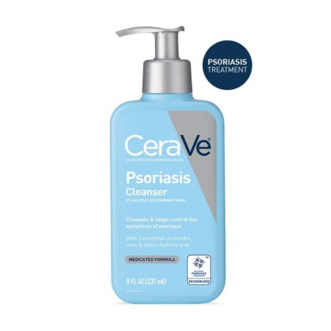 CeraVe Psoriasis Cleanser with 2% Salicylic Acid Psoriasis Wash -237ml (1) CeraVe Psoriasis Cleanser with 2% Salicylic Acid Psoriasis Wash -237ml