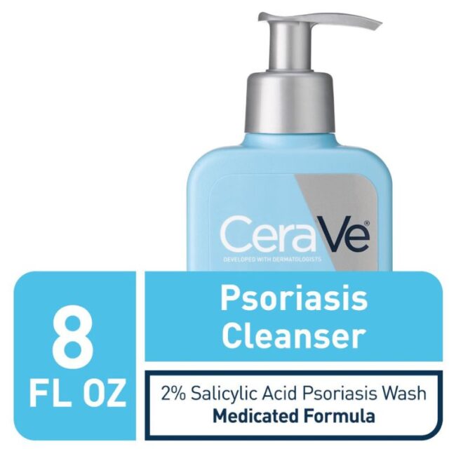 CeraVe Psoriasis Cleanser with 2% Salicylic Acid Psoriasis Wash -237ml (2) CeraVe Psoriasis Cleanser with 2% Salicylic Acid Psoriasis Wash -237ml
