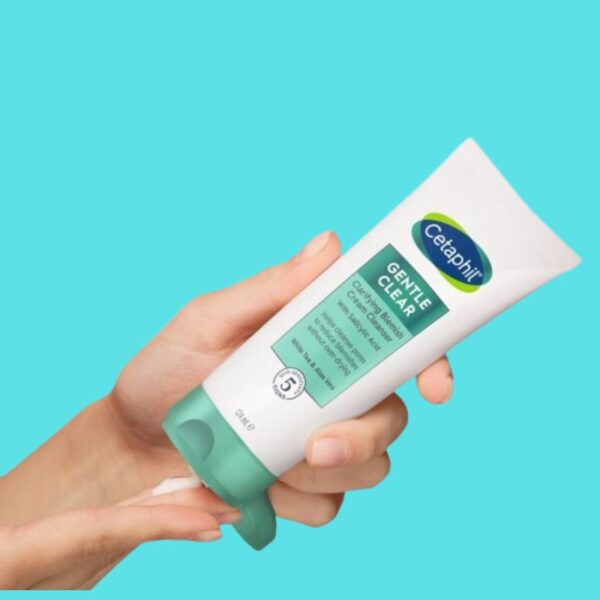 Cetaphil Gentle Clear Clarifying Acne Cream Cleanser -124ml