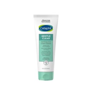 Cetaphil Gentle Clear Clarifying Acne Cream Cleanser -124ml