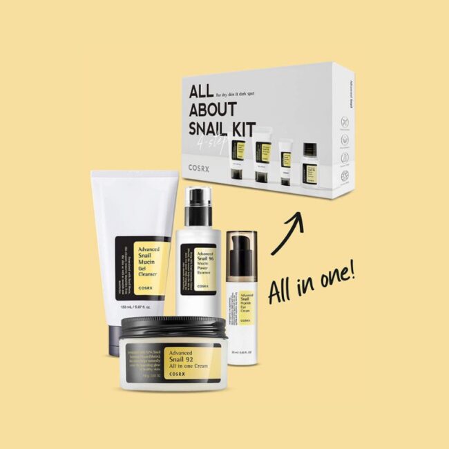 Cosrx All About Snail Kit 4-step