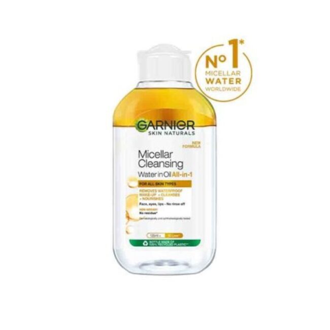 Garnier Micellar Oil Infused Cleansing Water -125ml (2) Garnier Micellar Oil Infused Cleansing Water -125ml