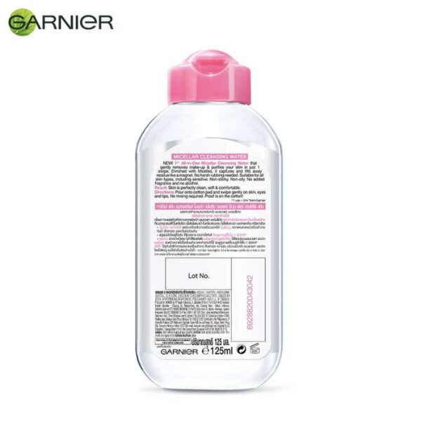 Garnier Skin Naturals Micellar Cleansing Water -125ml - Image 2
