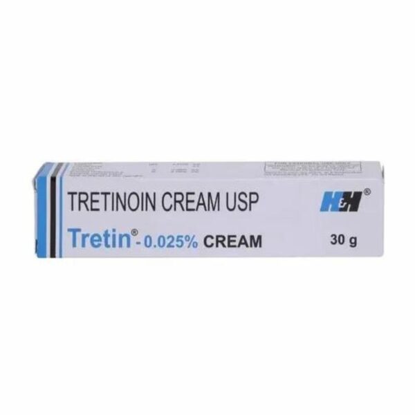 H&H Tretinoin Cream usp Tretin 0.025% -30g