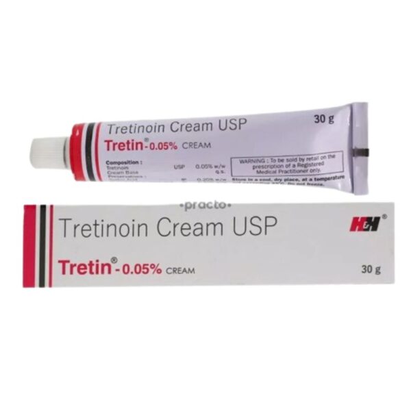 H&H Tretinoin Cream usp Tretin 0.05% -30g