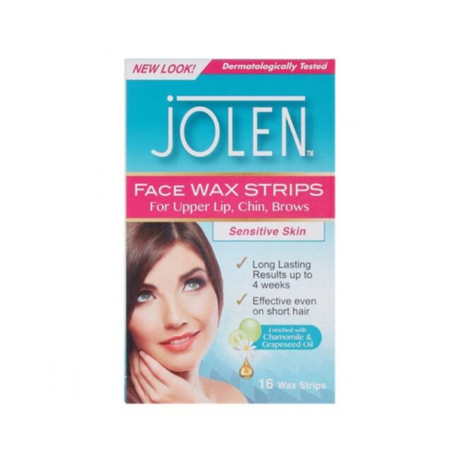 Jolen Face Wax Strips Sensitive Skin 16 Wax Strips Jolen Face Wax Strips Sensitive Skin 16 Wax Strips