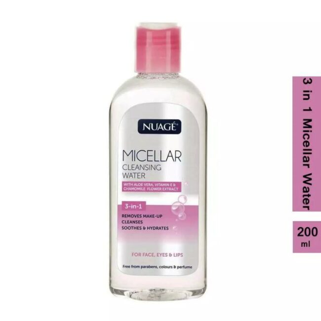NUAGE 3 IN 1 MICELLAR CLEANSING WATER 200ML (1) NUAGE 3 IN 1 MICELLAR CLEANSING WATER 200ML