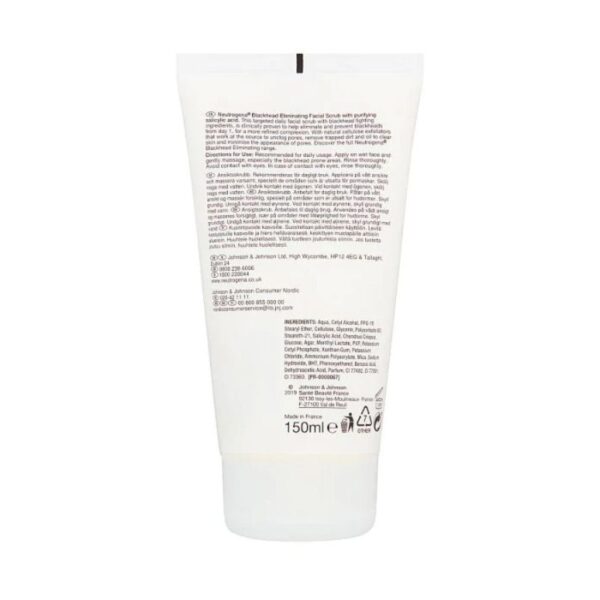 Neutrogena Blackhead Eliminating Daily Scrub - 150ml - Image 5