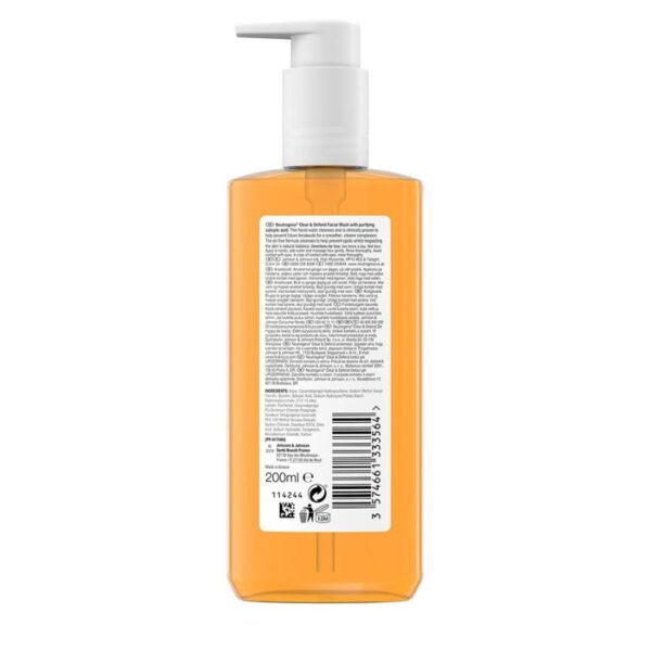 Neutrogena Clear & Defend Facial Wash -200ml