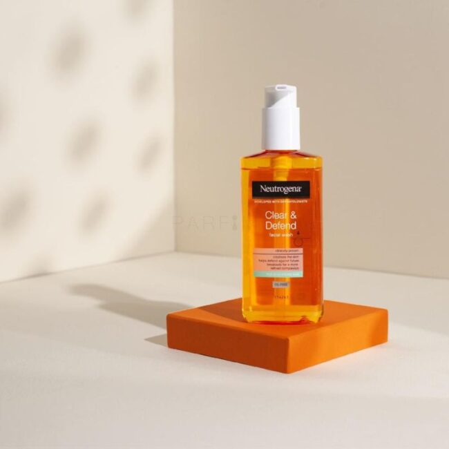 Neutrogena Clear & Defend Facial Wash -200ml (4) Neutrogena Clear & Defend Facial Wash -200ml