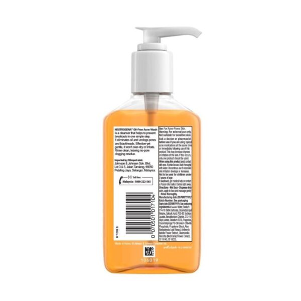 Neutrogena oil-free acne wash -175ml