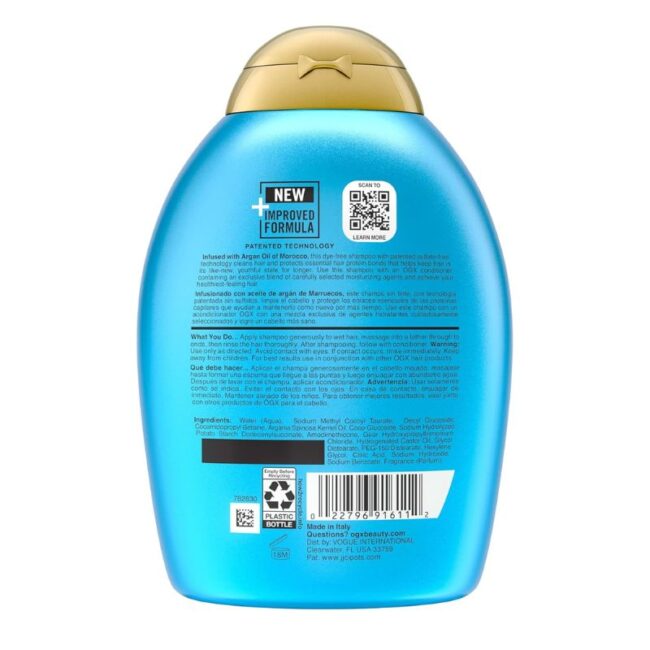 OGX Renewing + Argan Oil of Morocco Shampoo 385ml (2) OGX Renewing + Argan Oil of Morocco Shampoo 385ml
