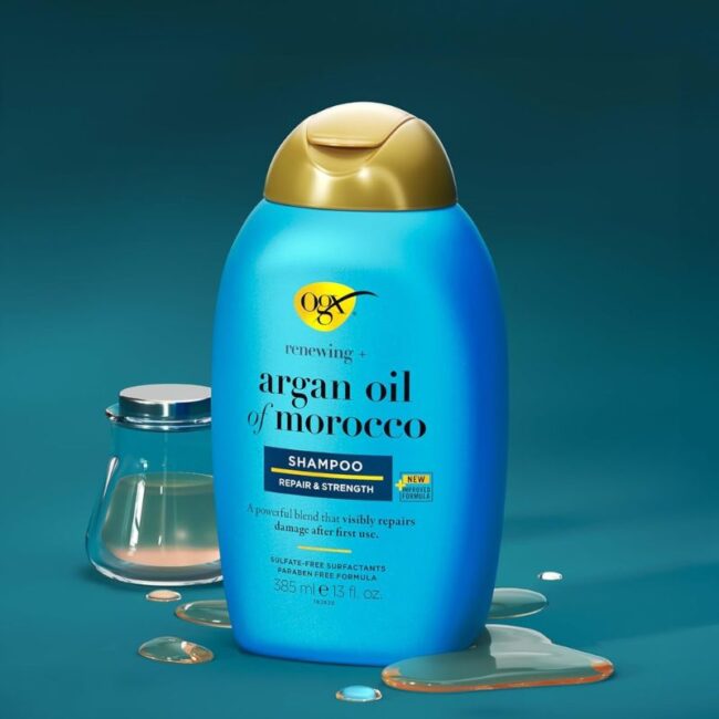 OGX Renewing + Argan Oil of Morocco Shampoo 385ml (3) OGX Renewing + Argan Oil of Morocco Shampoo 385ml