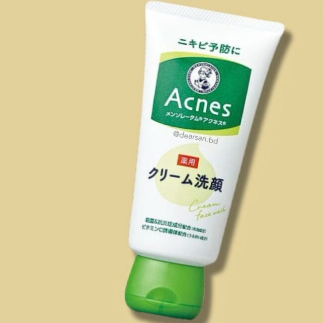Rohto Acnes Cream Face Wash -130g