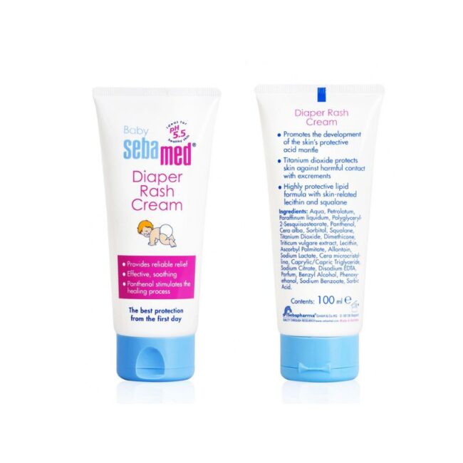 SEBAMED BABY DIAPER RASH CREAM 100ML (4) SEBAMED BABY DIAPER RASH CREAM 100ML