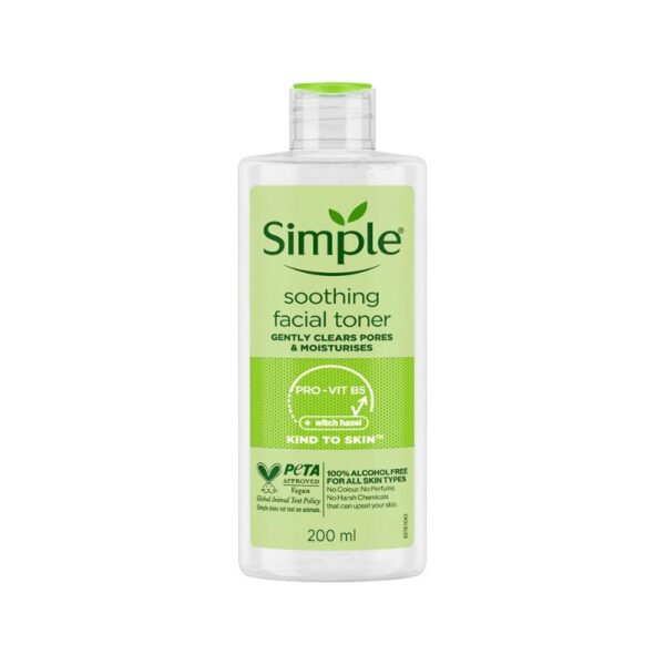 Simple Kind To Skin Soothing Facial Toner -200ml