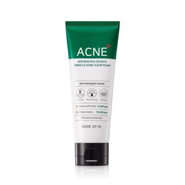 Some By Mi AHA.BHA.PHA 30 Days Miracle Acne Clear Foam –100ml