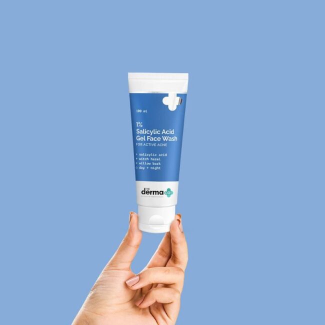 The Derma Co 1% Salicylic Acid Gel Face Wash -100ml (1) The Derma Co 1% Salicylic Acid Gel Face Wash -100ml