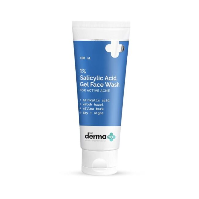 The Derma Co 1% Salicylic Acid Gel Face Wash -100ml The Derma Co 1% Salicylic Acid Gel Face Wash -100ml