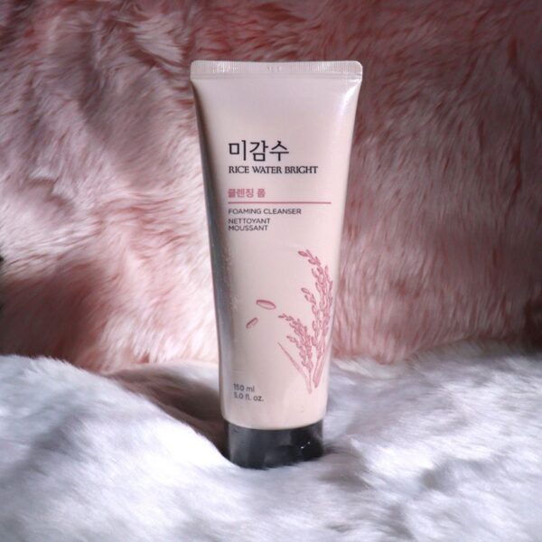 The face shop rice water bright cleansing foam - 150ml