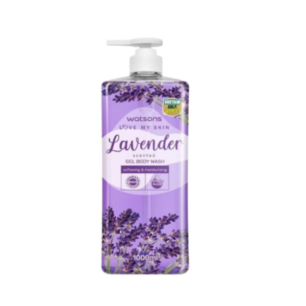 Watsons Lavender Scented Gel Body Wash -1000ml