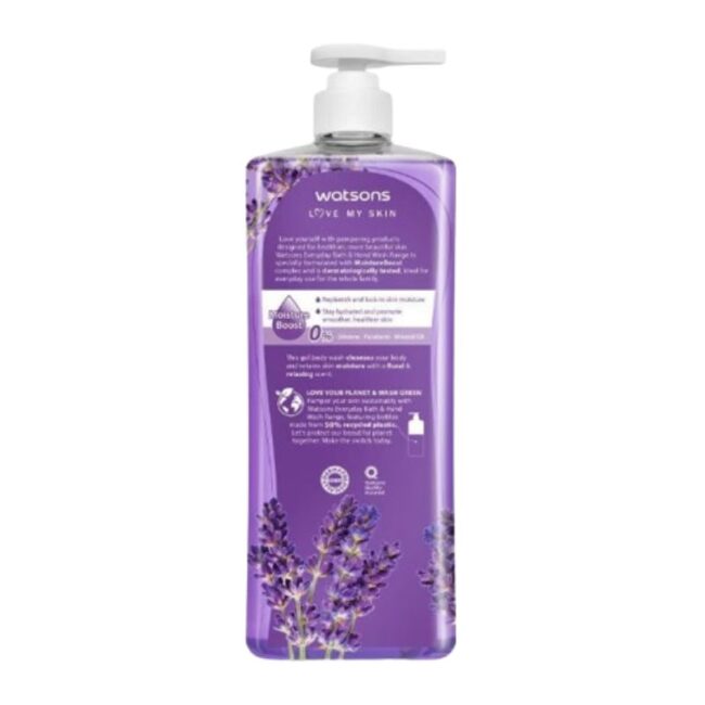 Watsons Lavender Scented Gel Body Wash -1000ml (1) Watsons Lavender Scented Gel Body Wash -1000ml